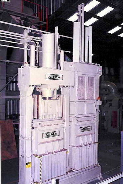 ARMA FP-400 Lift Box Baler, 400 ton, 1995 yr,