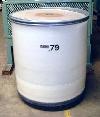 TATEISHI 30" x 50" sliver cans, white plastic.