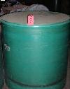 D.E.W. Green Plastic Sliver Cans, 40x42", springs, tops,