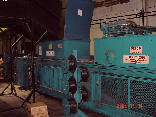 SELCO Model  HLD-72AR-4840 Wide Mouth Auto-Tie Baler,