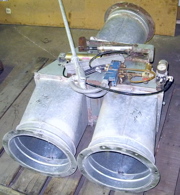 Diverter Valves, 12" duct.