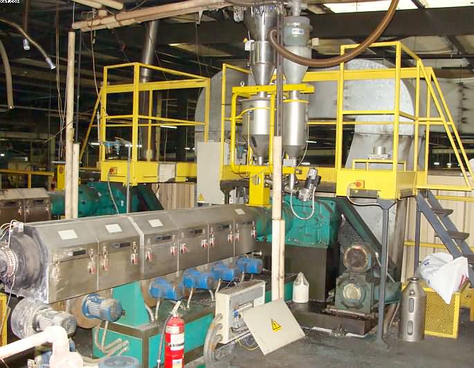 FILTECO HP-374 AC Extruders, 32:1 L/D ratio.
