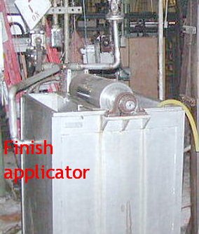 FINISH Applicator, 18" wide x 6.5" diameter.