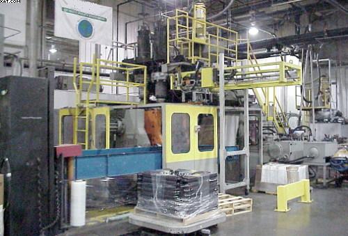 UNILOY UMA-35-70-3-DS Twin Head Blow Molding Machine,