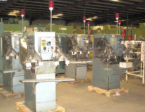 PRATT Cotton Ball Machines, dual chutes with bag hopper,
