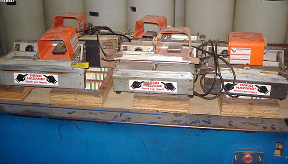 CLAMCO 12" Hot Wire Cut Off / Sealers, foot pedal controls.