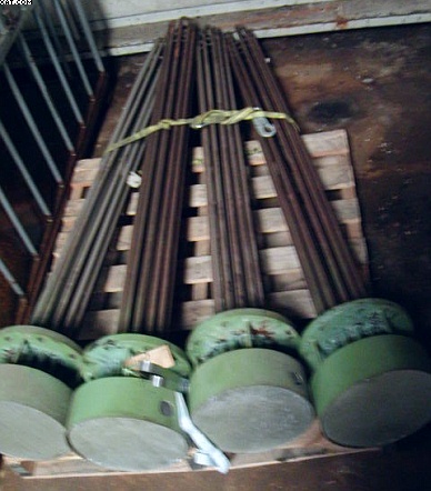 Flanged Immersion Heater, 30 kw, 480v, (8) elements 71" long,