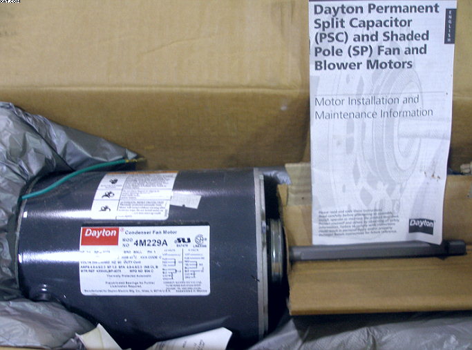 DAYTON 3/4 hp (.75 hp) AC Motor,