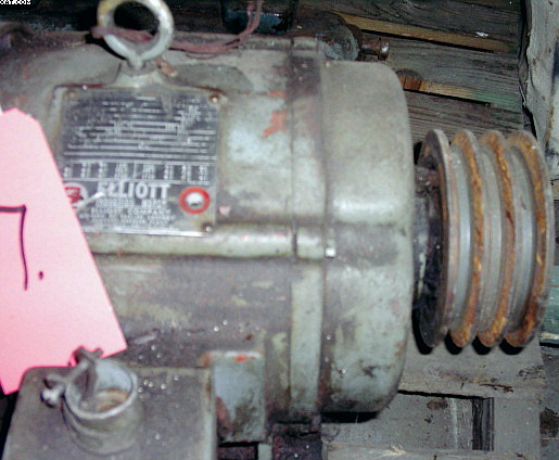 ELLIOT 5 hp Induction Motor, AC,