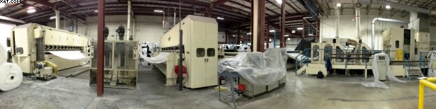 SPINNBAU AUTOMATEX Needle Punch Line, ~5.5M, consisting of: