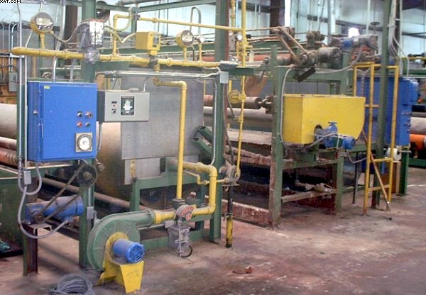 Hot Roll 36" dia x 200" wide, Maxon burner 700,000 btu/hr,