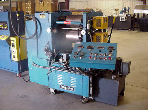 INDEPENDENT MACHINE CO. Hot Calender, 12", electrically heated.