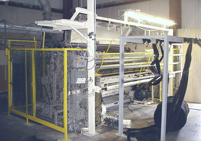 RECYCLING Card Line used to reopen nonwoven trim waste,