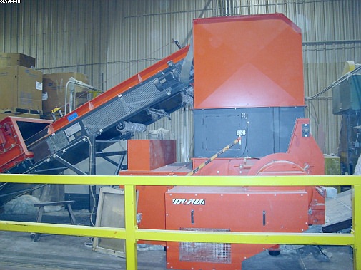 WEIMA Model WLK20 single shaft Grinder, Yr. 2004,