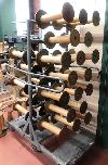 Pin Trucks for Twister Bobbins, 36 positions each, Pin Trucks for Twister Bobbins, 36 positions each,