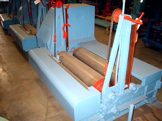 WC 480 Ball Warpers, 36" wide, with tension stands.