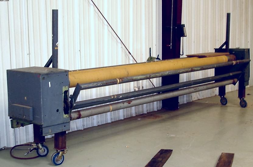 Two Roll Batcher / Winder / Rollup, (2) 6" dia 156" wide rolls,