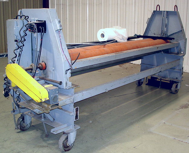 Two Roll Batcher / Winder / Rollup, 6" dia x 110",